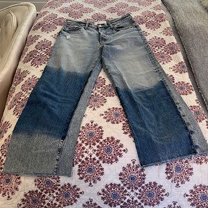 Mother Denim Rambler Ankle Fray Size 28